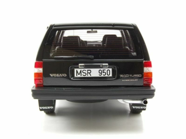 Cult Scale Models Volvo 740 Turbo Estate 1988 schwarz limitiert 1/100 Modellauto