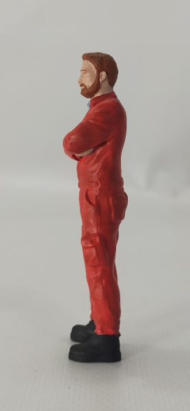 Atlantic 1:18 Figur David Mechaniker im Overall für Modellbau Diorama