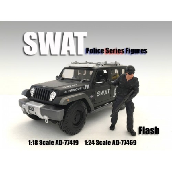 American Diorama 77419  SWAT Team Flash 1:18 limitiert 1/1000