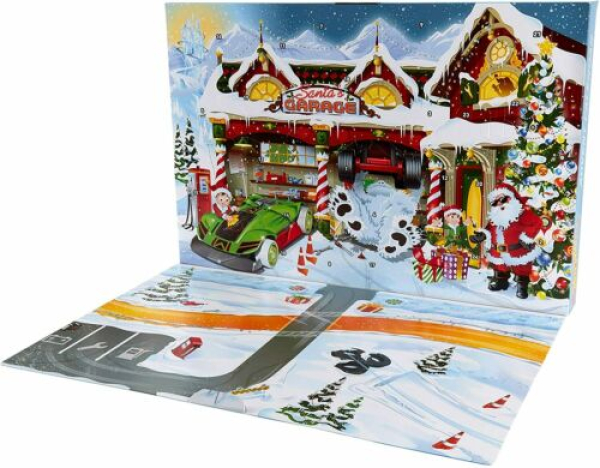 Mattel Hot Wheels GJK02 Kinder Adventskalender 2020 mit 8 Modellautos 1:64 für Männer Kinder