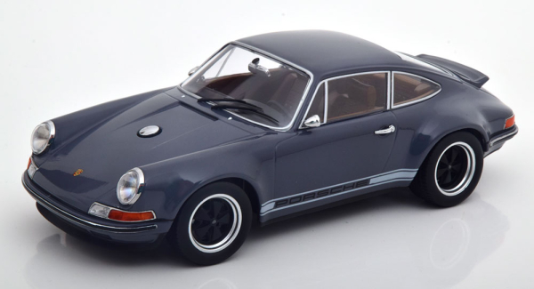 KK-Scale Porsche 911 Coupe Singer dunkelgrau 1:18 limitiert 1/1000 Modellauto 180442