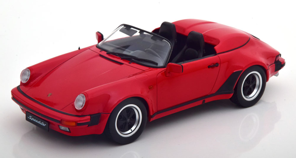 KK-Scale Porsche 911 Speedster 1989 rot 1:18 limitiert 1/1500 Modellauto 180451