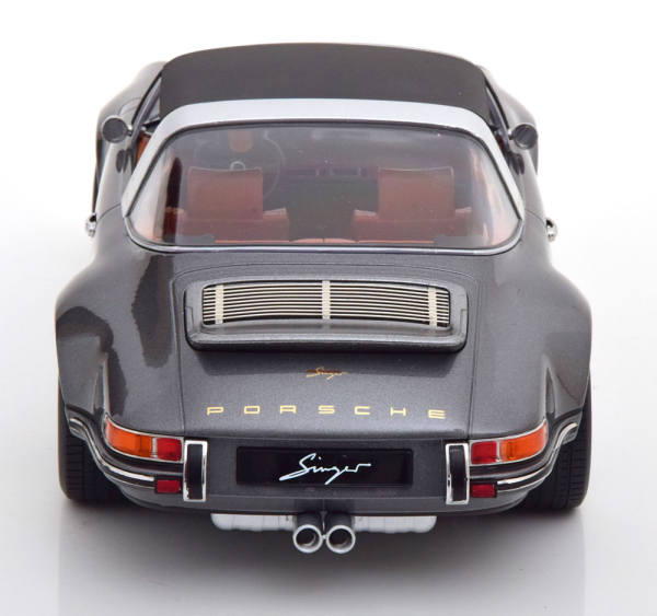 KK-Scale Porsche 911 Targa Singer anthrazit 1:18 limitiert 1/1250 Modellauto 180471