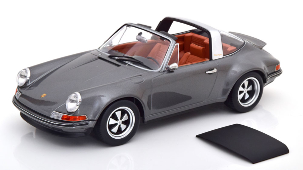 KK-Scale Porsche 911 Targa Singer anthrazit 1:18 limitiert 1/1250 Modellauto 180471