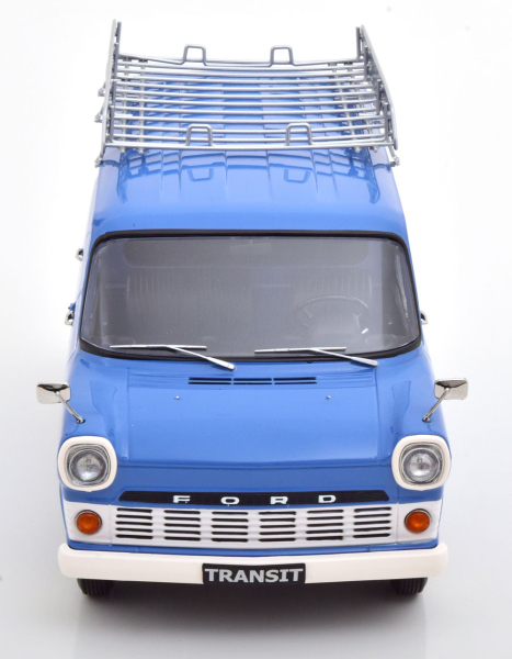 KK-Scale Ford Transit 1970 Kundendienst blau 1:18 limitiert 1/1250 Modellauto 180494