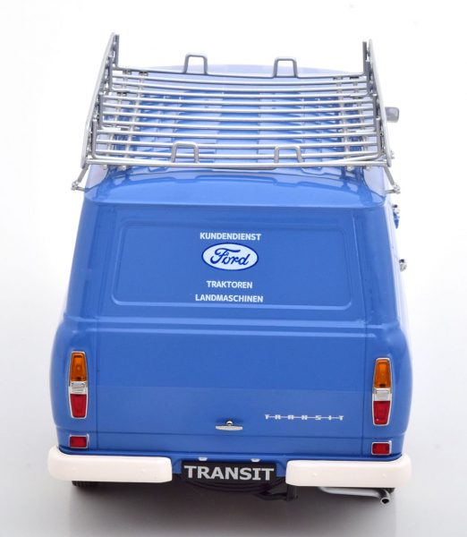 KK-Scale Ford Transit 1970 Kundendienst blau 1:18 limitiert 1/1250 Modellauto 180494