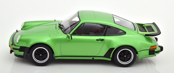 KK-Scale Porsche 911 930  Turbo 3.0 1976 grün metallic  1:18 limitiert 1/1250 Modellauto 180573