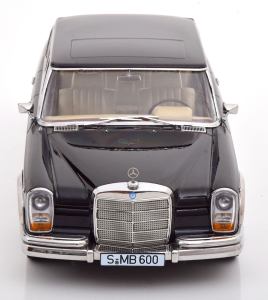 KK-Scale Mercedes 600 SWB W100 1963 schwarz 1:18 limitiert 1/1250 Modellauto 180601