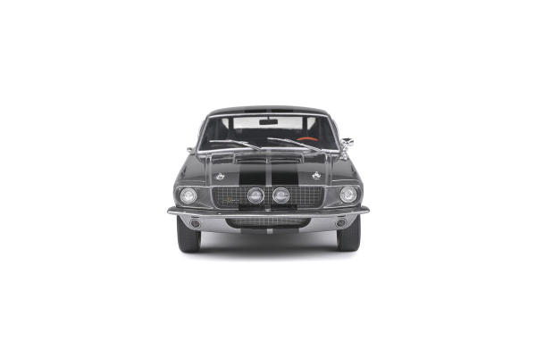 Solido SHELBY GT500 GREY & BLACK STRIPES 1967 1:18 Limitiert Special Editon World Modellauto