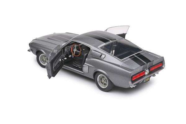 Solido SHELBY GT500 GREY & BLACK STRIPES 1967 1:18 Limitiert Special Editon World Modellauto