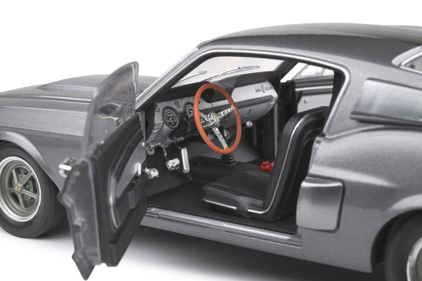 Solido SHELBY GT500 GREY & BLACK STRIPES 1967 1:18 Limitiert Special Editon World Modellauto