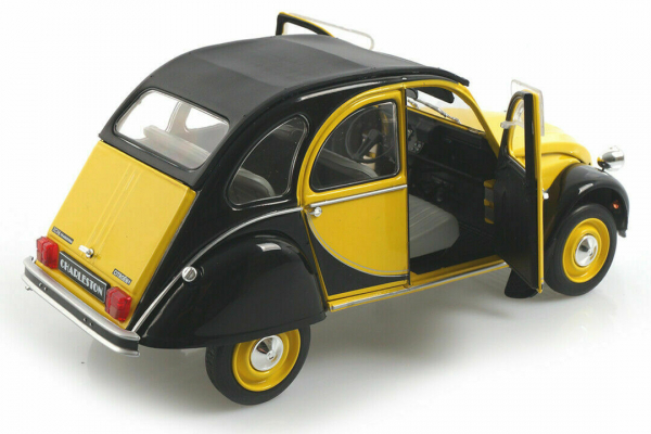Solido Citroen 2CV Charleston Ente gelb-schwarz 1:18 421185820 Modellauto