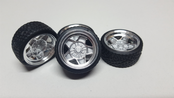 SD Felgen 15 Zoll ATS Classic silber 29mm 1:18 Modellauto-Tuning