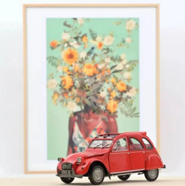Norev 181478 Citroen 2CV 1979 Ente red 1:18 limited 1/300 modelcar