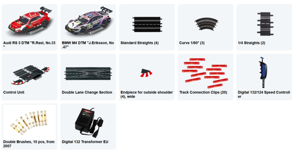 Carrera DIGITAL 132 DTM Super Race Black Friday Set 2022 limitiertes Sonderset für den Fachhandel