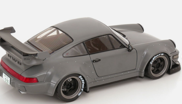 Porsche 911 RWB Bodykits Nardo grau mit Figur 1:18 Modellauto Solido 421186582