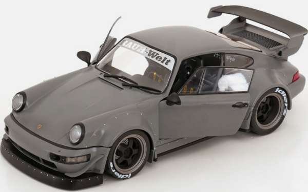 Porsche 911 RWB Bodykits Nardo grau mit Figur 1:18 Modellauto Solido 421186582