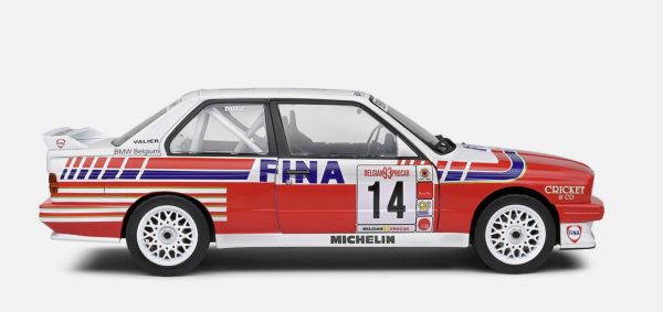 BMW E30 M3 #14 weiß/rot 1:18 Modellauto Solido 421184790