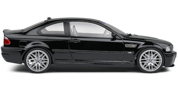 BMW E46 M3 CSL Coupe 1998-2007 schwarz 1:18 Modellauto Solido 421181410