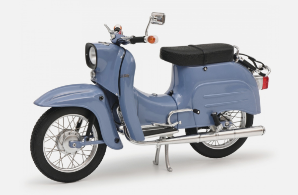 Simson Schwalbe blau 1:10 Motorrad Schuco 450649300