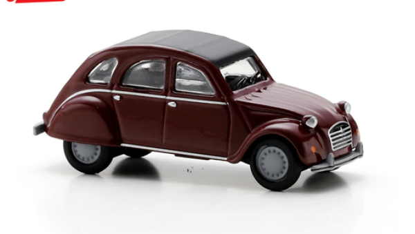 Citroen 2 CV red 1:87 Schuco 452670000 modelcar
