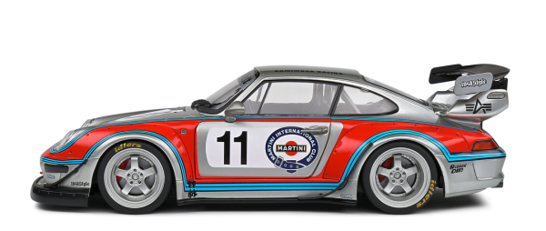 Porsche RWB Bodykit martini 2020 grey 1:18 Solido 421185940 Modelcar