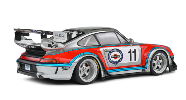 Porsche RWB Bodykit martini 2020 grey 1:18 Solido 421185940 Modelcar