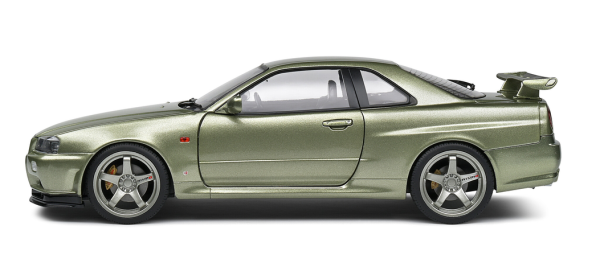 Nissan GTR R34 grün 1:18 Solido 421183330 Modellauto