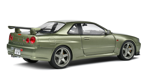 Nissan GTR R34 grün 1:18 Solido 421183330 Modellauto