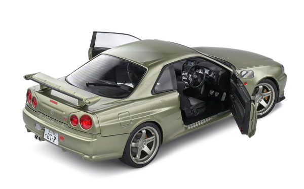 Nissan GTR R34 grün 1:18 Solido 421183330 Modellauto