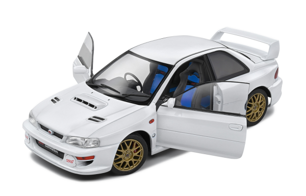 Subaru Impreza 22B Weiß 1998 1:18 Modellauto Solido 421183350