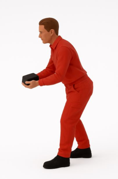 Atlantic 1:18 Figure William Mechanic in overalls for Model Diorama