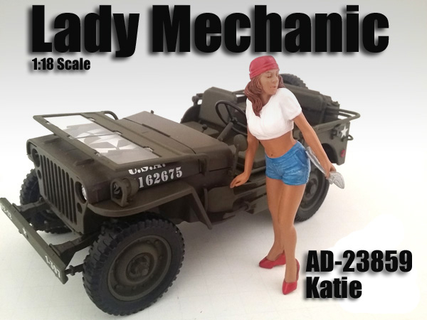 American Diorama 23862 Figur Mechanikerin Lady Mechanic - Katie 1:18 limitiert 1/1000