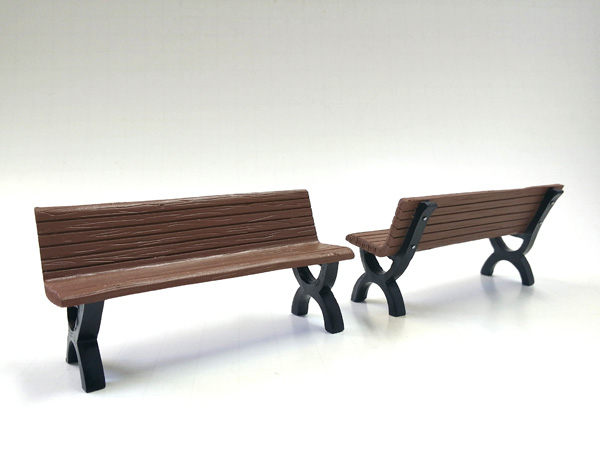 American Diorama 23982 accessory bench (set of 2) 1:18 limited 1/1000