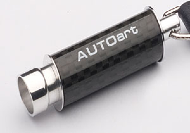 AutoArt Schlüsselanhänger Endschalldämpfer CARBON Auspuff Keychain 40839