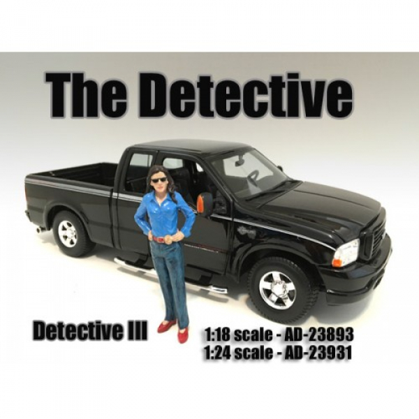 American Diorama 23931 Figur The Detective - Detective III - 1:24 limitiert 1/1000