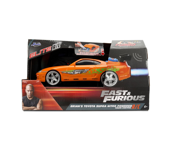 Fast & Furious Brian's Toyota Supra Nitro Powered Vapor 1:24 RC radio control Jada Toys 9336194314R00 Modelcar