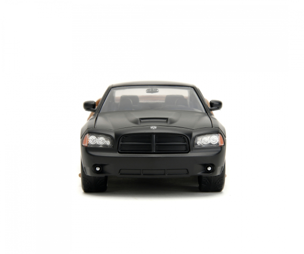 Jada Toys 253203078 Fast & Furious Dodge Charger 2006 schwarz Heist Car 1:24 Modellauto