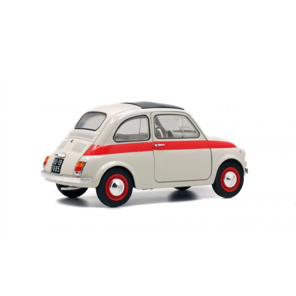 Solido Fiat 500 Nuova Sport L creme-rot 1968 1:18 - 421184330 S1801401