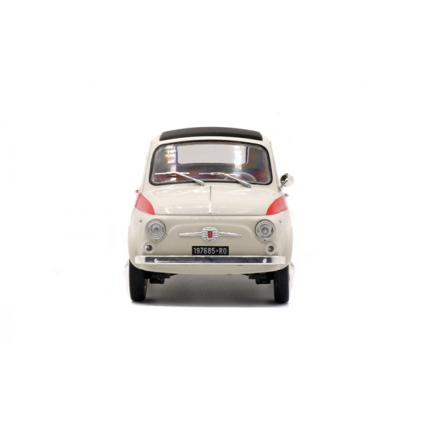 Solido Fiat 500 Nuova Sport L creme-rot 1968 1:18 - 421184330 S1801401