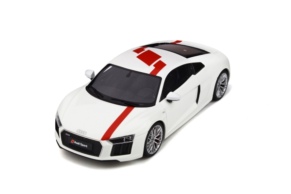 GT Spirit 247 Audi R8 RWS TBC 2018 V10 RWS weiss-rot 1:18 limited 1/999