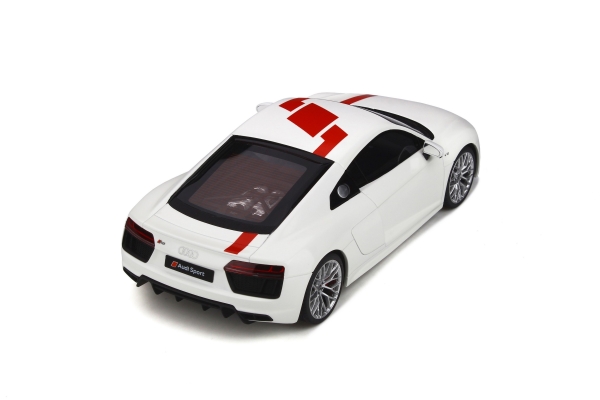 GT Spirit 247 Audi R8 RWS TBC 2018 V10 RWS weiss-rot 1:18 limited 1/999