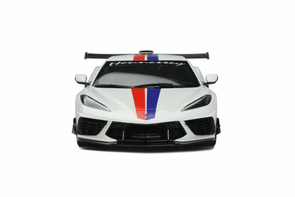 GT Spirit 317 Chevrolet Hennessey Corvette C8 2021 Artic weiss 1:18 limitiert 1/999 Modellauto