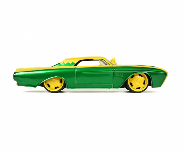 Jada Toys 253225026 Ford Thunderbird 1963 + Loki 1:24 Modellauto + Figur