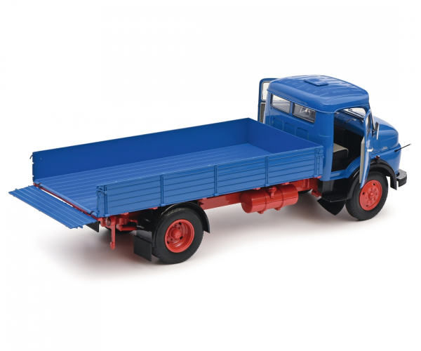 Schuco 450044800 Mercedes MB L911 blau Pritsche LKW 1:18 limitiert Modellauto