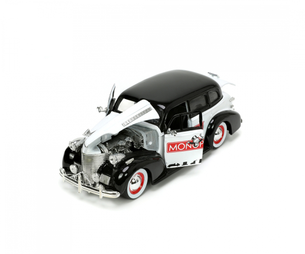 Jada Toys 253255048 Mr. Monopoly + 1939 Chevrolet 1:24 Modellauto + Figur