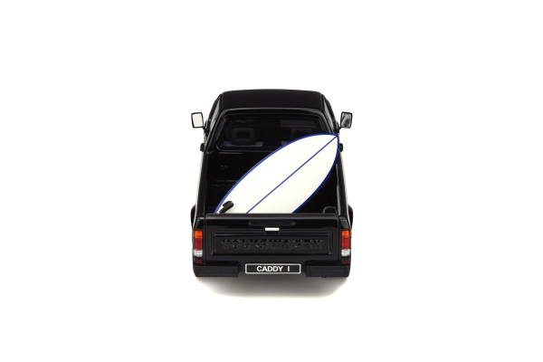 Otto Models 665B - VW Caddy Pickup 1980 schwarz mit blauen Surfbrett 1:18 limitiert 1/1000