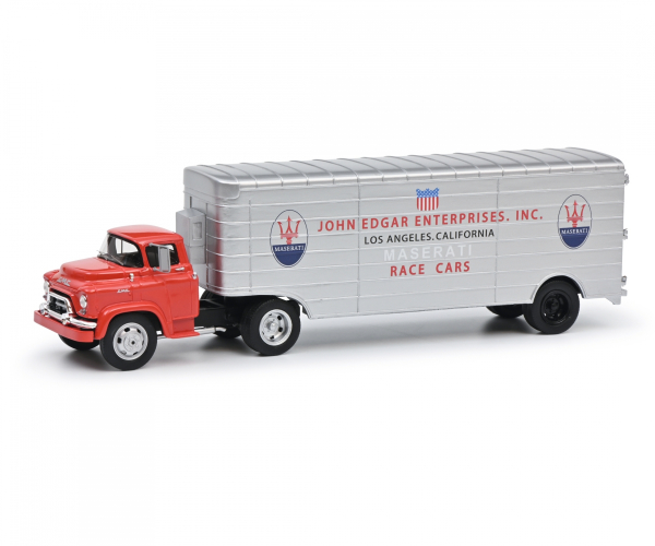 Schuco GMC Truck Renntransporter John Edgar Maserati Enterprices  PRO.R 1:43 limitiert 1/500 Modellauto