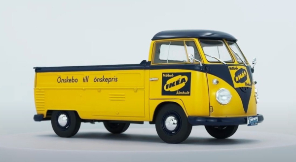 Solido 421186441 VW T1 Pick-up 1950 Gelb 1:18 Modellauto