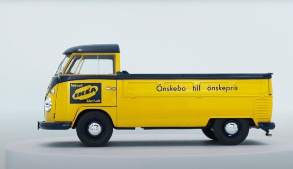 Solido 421186441 VW T1 Pick-up 1950 Gelb 1:18 Modellauto